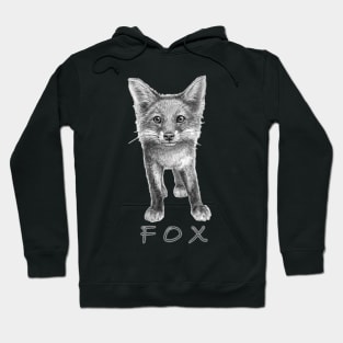 Curious Fox cub G21-022 Hoodie